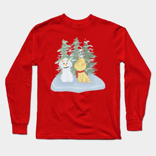 Snowceratops Long Sleeve T-Shirt by Love, Potato 